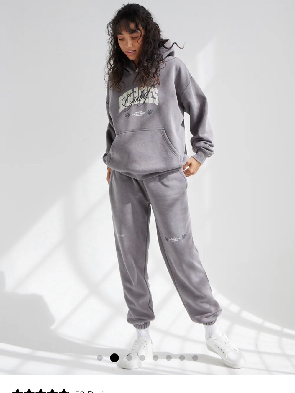 Elevated Faith God of Miracles Unisex Sweatpants - NWT - Picture 4 of 8